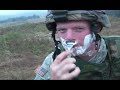 shaving in the feild