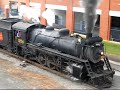 Steamtown CN 3254 spins wheels at Railfest 2008