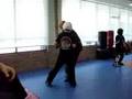 A kid beats up a adult