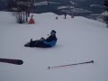 ski jump gone wrong