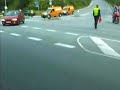 Post Danmark Rundt En bil kom i vejen. i Vejle.