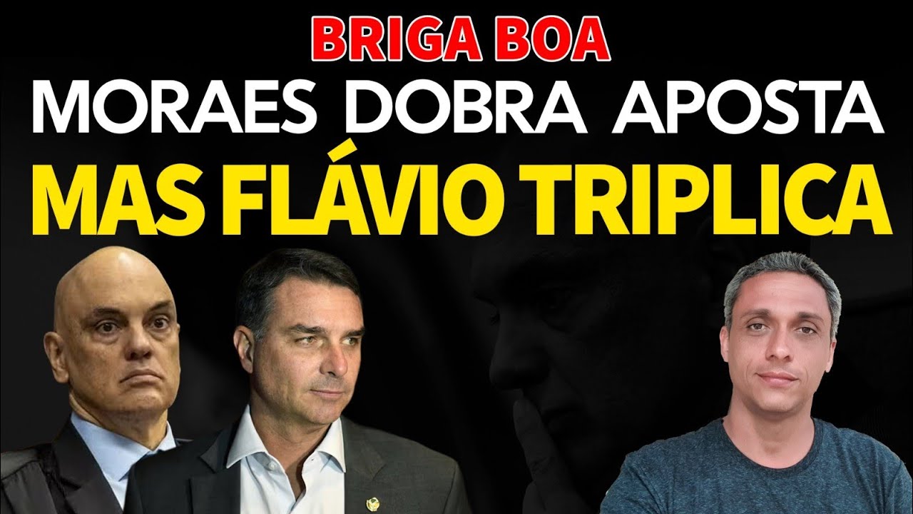 Moraes dobra a aposta contra Flávio Bolsonaro, mas o 01 triplica. Essa briga vai ser boa