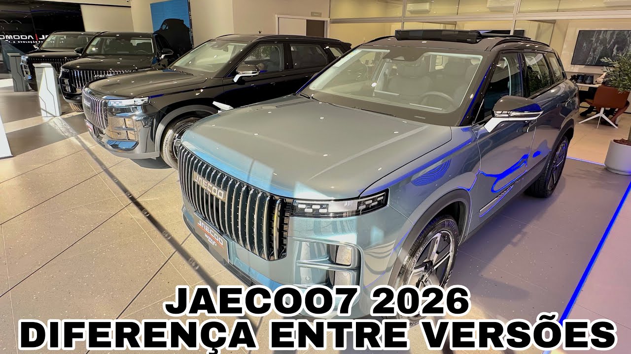 JAECOO 7 COMPARATIVO ENTRE VERSÕES LUXURY E PRESTIGE | OQUE MUDA | QUAL VALE MAIS A PENA??