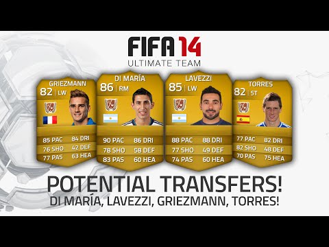 POTENTIAL SUMMER TRANSFERS! - DI MARÍA, LAVEZZI, GRIEZMANN, TORRES! | FIFA 14 Ultimate Team