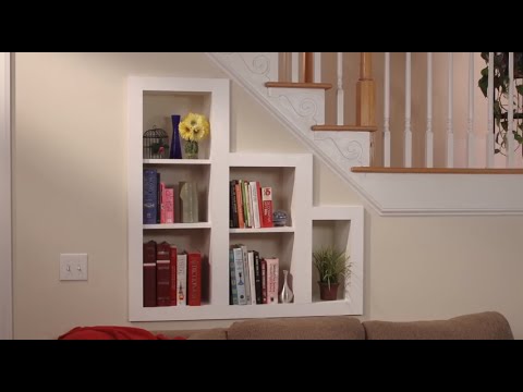 how to fasten bookcase to wall