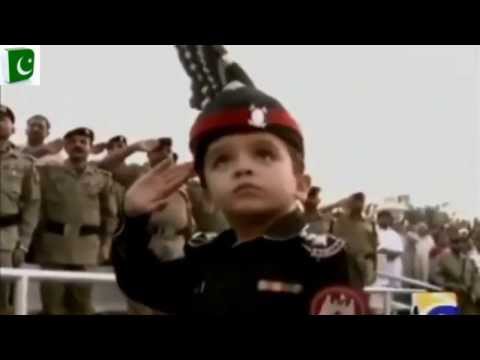 Pakistani Little Solider Abdullah || Wagha Border Amazing Prade