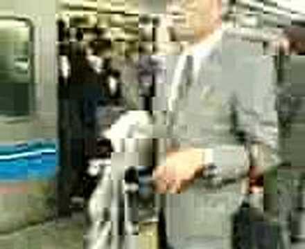 西武新宿線朝のラッシュ１