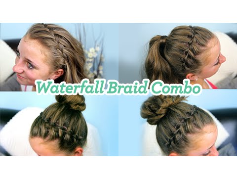 how to waterfall braid pinterest