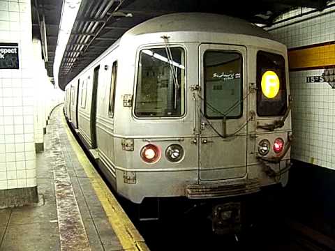 MustangFan424 - This is a video I took of a R46 F Train Entering and Leaving Prospect Park.