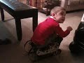 Grayson, I mean Santa on video flying in his sleigh