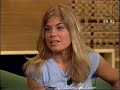 Pernilla Wahlgren i Nyhetsmorgon Lördag 2002