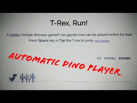 Arduino Chrome Dinosaur Game Player Arduino Apprentices