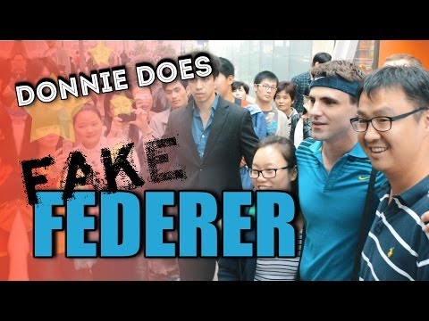 does - Donnie hits the streets of Shanghai as Roger Federer to see if all Chinese people think white guys look the same. Follow Donnie! Facebook: http://www.faceboo...