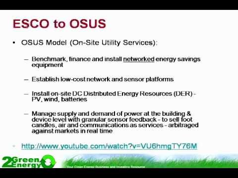 ESCOS - Craig Shields interviews Eutricity CEO Brent Marsh who describes the process by which Onsite Utility Services (OSUS) are in the process of replacing Energy S...