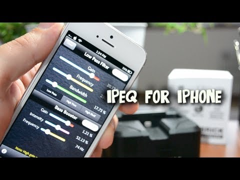 how to adjust equalizer on iphone 5