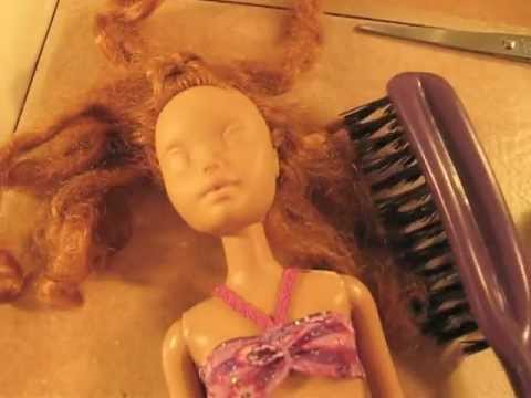 how to repair doll hair