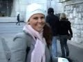Free hugs in Ljubljana, Slovenia; action 2