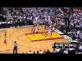 LeBron's almost hits head on alley-oop
