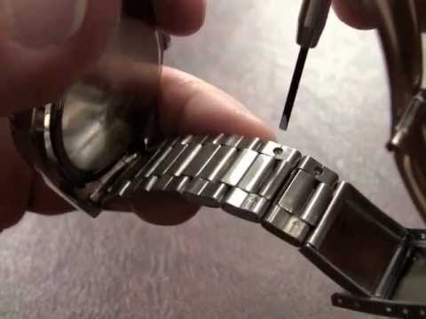 how to adjust watch band