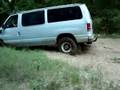 Mudding in my 2wd Ford E350 Van