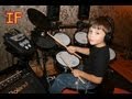 Igor Falecki-5 years old on Roland V-Drums