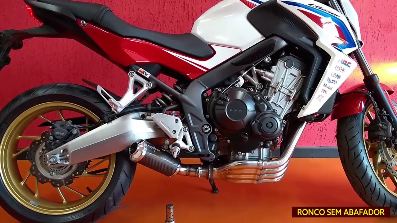 Capa do vídeo  Escapamento GP HR Project Carbon Honda CB 650F 2013 a 2017