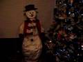 our dancing snowman