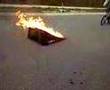 Me jumpin bmx with a ten eighty ramp up in flames