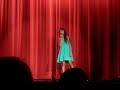 Julie sings Love @ HF Steven's Middle School Talent Show. She's only in 7th grade and I personally think she can take out Miley Cyrus anyday, baby!
