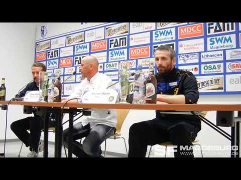 Video: Pressekonferenz - 1. FC Magdeburg gegen 1. FC Lokomotive Leipzig 3:2 (1:2)