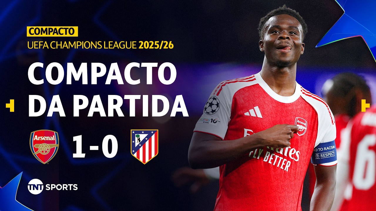Arsenal 1X0 Atlético De Madrid  | Compacto Da Partida | Semifinal - Volta | Champions League 2025/26