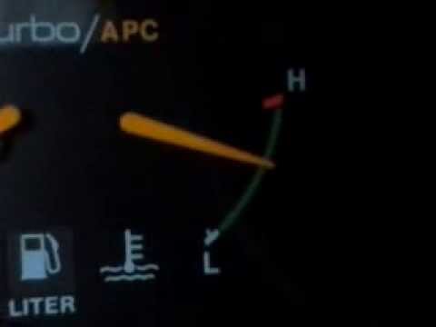 Saab c900 – Temp gauge when fans start