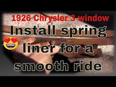 How to fix old leaf springs for a smoother ride on 26 chrysler Street Rod