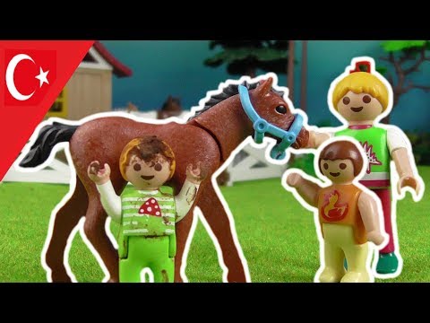 Playmobil Türkçe At Binme Turnuvası - Hauser Ailesi - Çocuk filmi