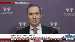 Live on BBC World commentary on A.I. , Robotics and Automation impact