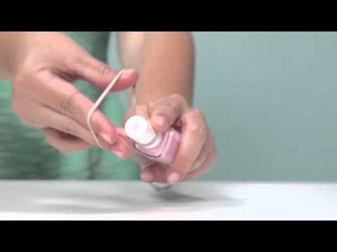 how to open nail polish