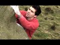 jordan buys on the first ascent of french duke e9 7a. http://www.climbingfilms.tv