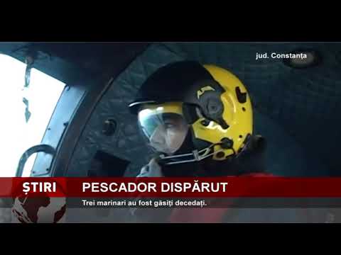 Un pescador cu cinci marinari la bord a fost dat dispărut. Trei marinari, găsiți decedați