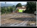 Efectos devastadores de la riada en Junio de 2010 en Arriondas