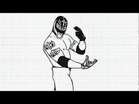 video-linktoworks-Rey Misterio - How to draw Rey Misterio - Video - The...
