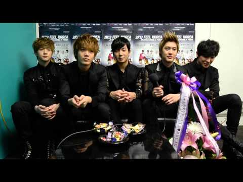 Interview - (TURN ON YOUR CAPTIONS) We chat exclusively with K-Pop star boy group MBLAQ backstage at 2K13 Feel Korea concert in Perth. On their second visit to Australia...