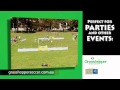Grasshopper Soccer MEGA FIELD inflatable soccer party