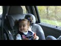 In the car on Halloween