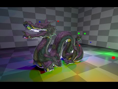点光源の全方位影&動的環境マッピング on WebGPU