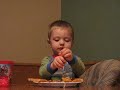 Robby eating
