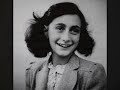 a tribute to anne frank with the soundtrack music of the film by tim simonec. also with actual moving footage of anne herself in 1942. if anyone wants the mp3 just give me an e-mail with your e-mail address and i will send you it!