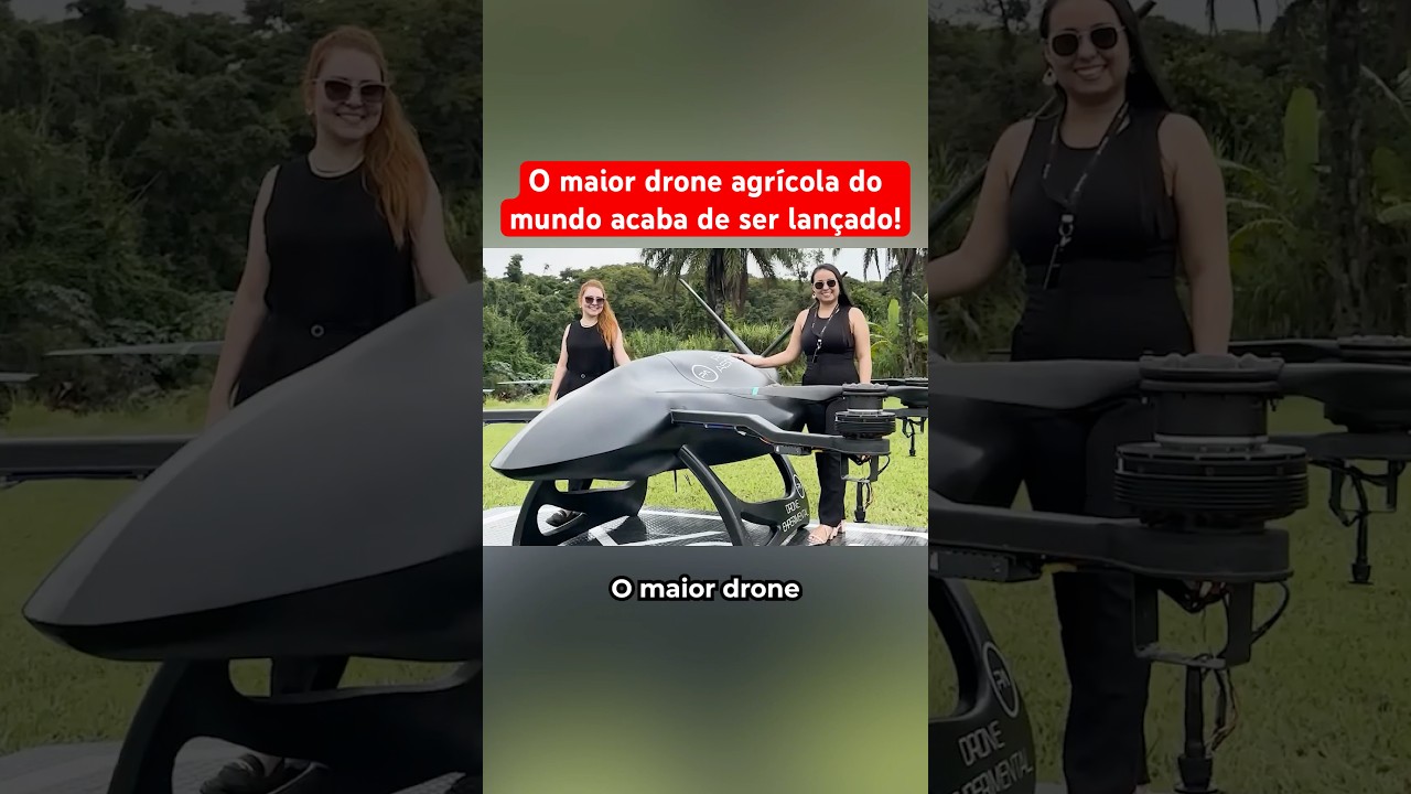 O Novo Maior Drone Agrícola Do Mundo No Brasil
