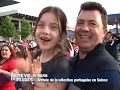 Arrivée de la sélection portugaise en Suisse