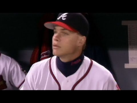 Video: 1995 WS Gm1: Chipper gets introduced before Game 1