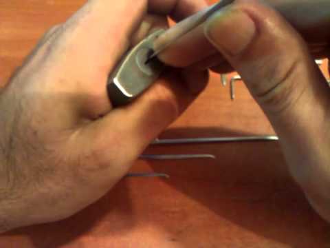 ganzuas - las ganzuas abridor vistas en el video parten para su fabricacion de un electrodo de soldadura comun , dndo un resultado probado satisfactorio.